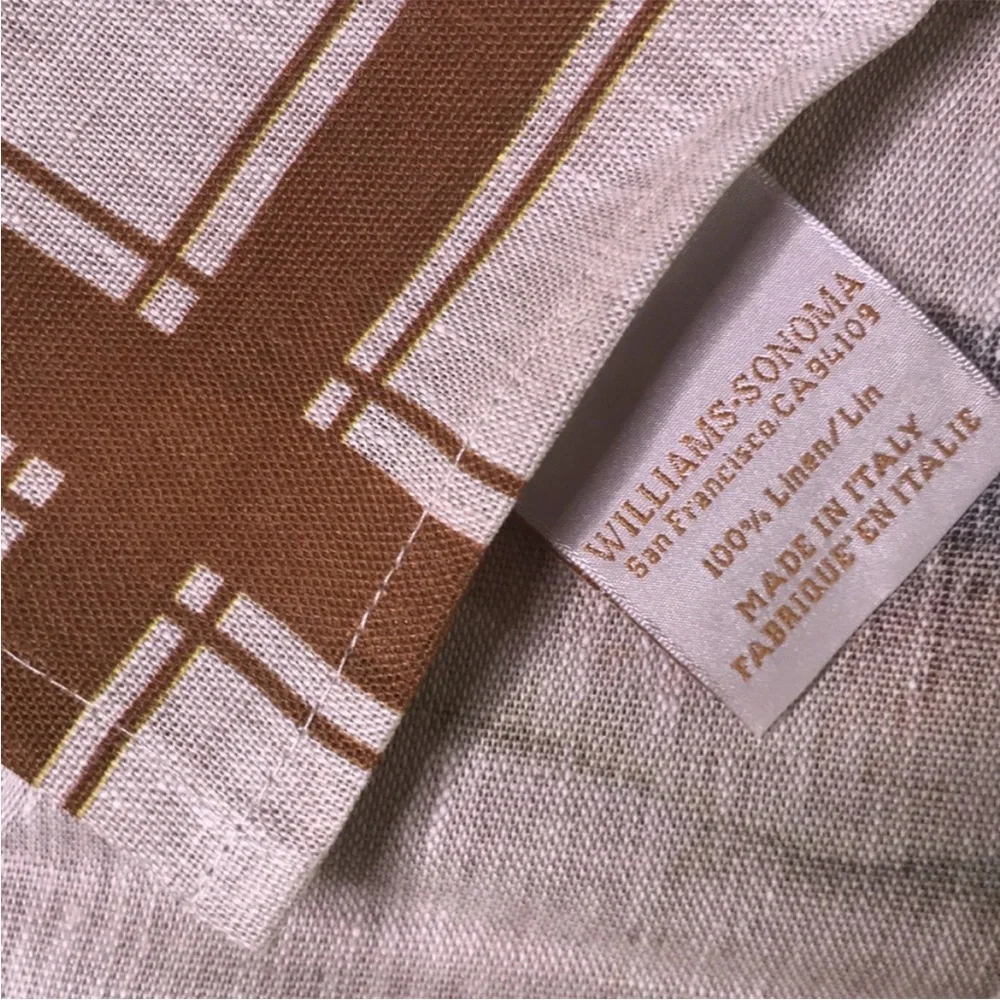Williams Sonoma Mushroom Tea Towel Flour Sack Kitchen